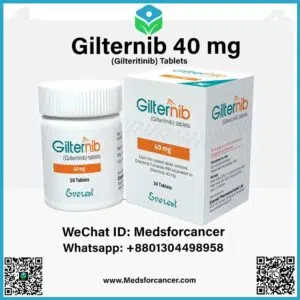 Gilternib 40 mg tablet packaging - targeted leukemia treatment