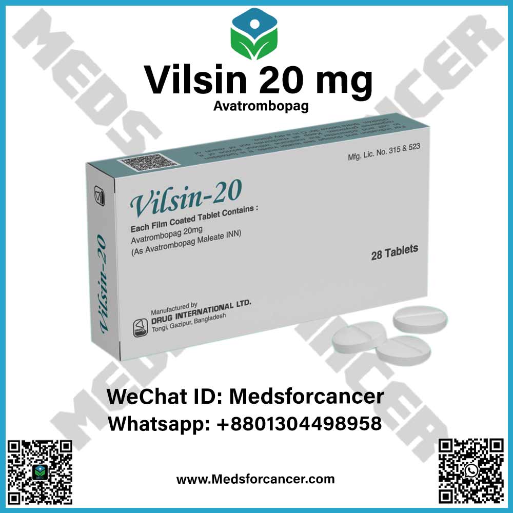 Vilsin 20 mg tablets – targeted cancer therapy for lung cancer patients