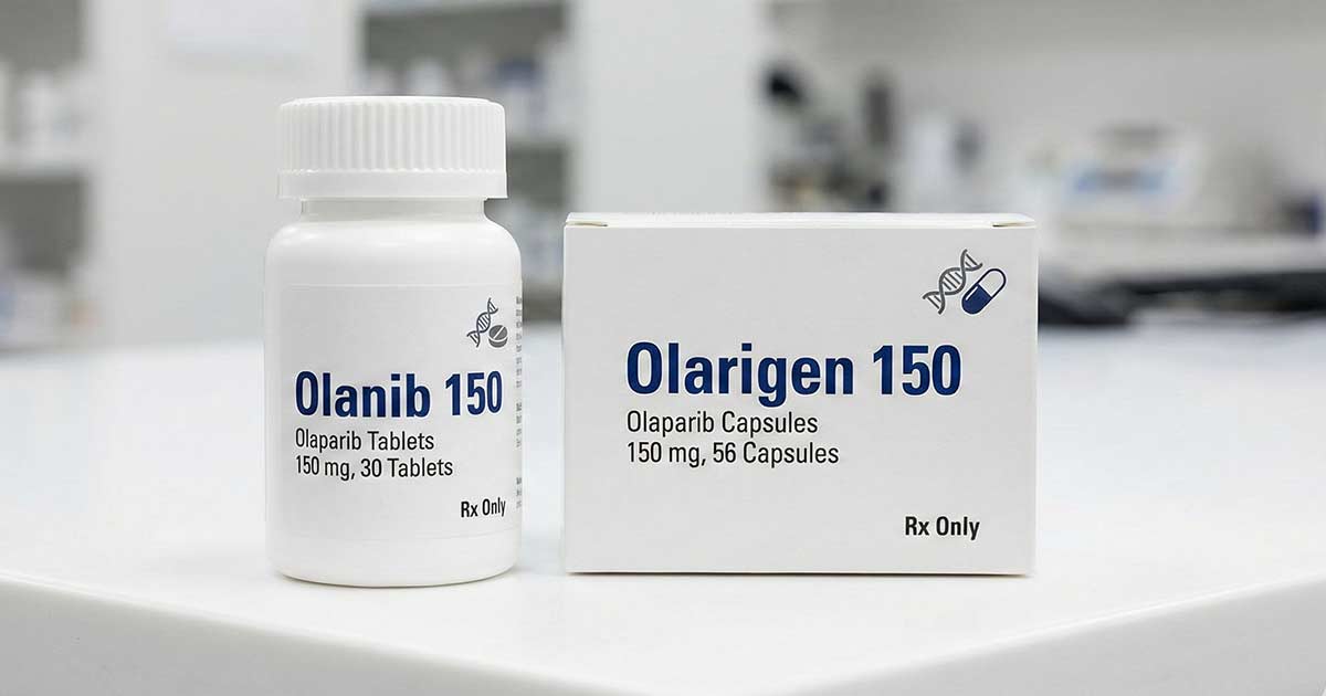 Comparison between Olanib 150 mg and Olarigen 150 mg